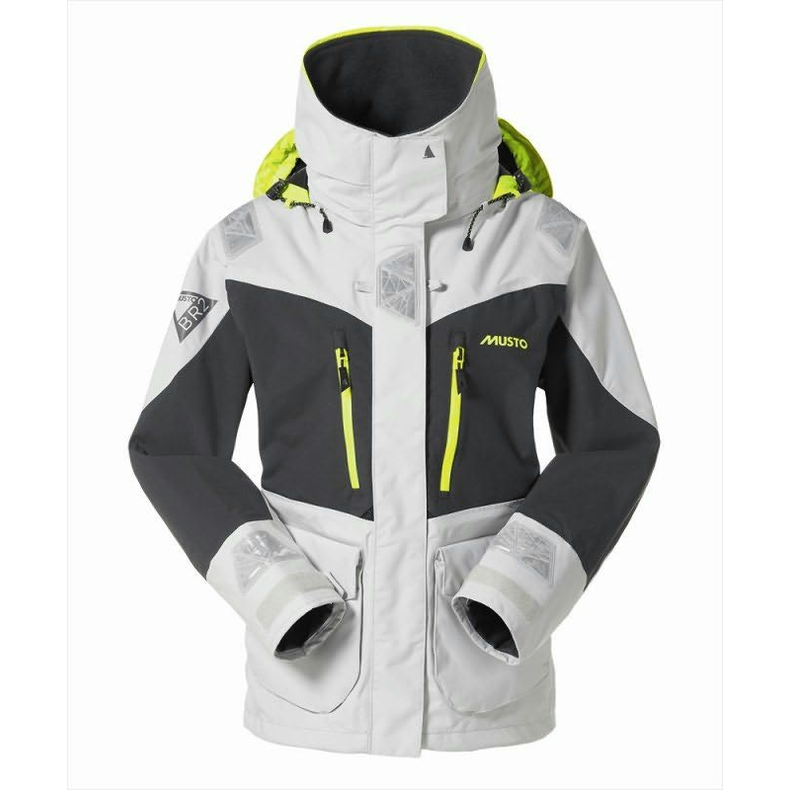Musto BR2 Offshore Jacket FW Platinum/Dark Grey Str. 10