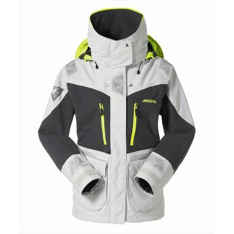 Musto BR2 Offshore Jacket FW Platinum/Dark Grey Str. 12