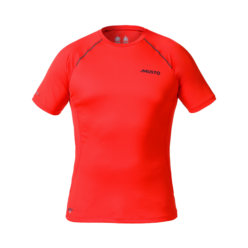 Musto Evolution Dynamic S/S Tee Fire Orange Str.S