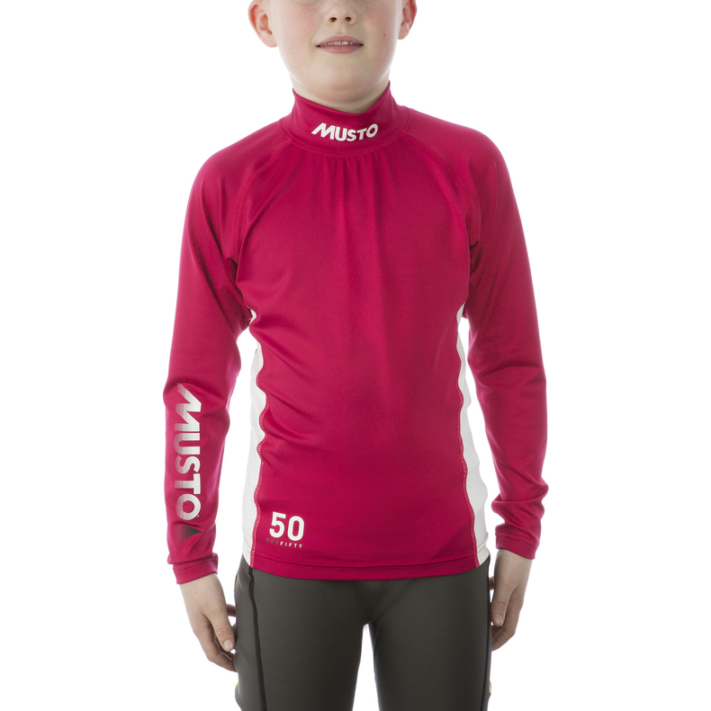 Junior Sunblock Lycra Musto  Musto Junior Sunblock Lycra Lange ærmer Cerise Str. JM