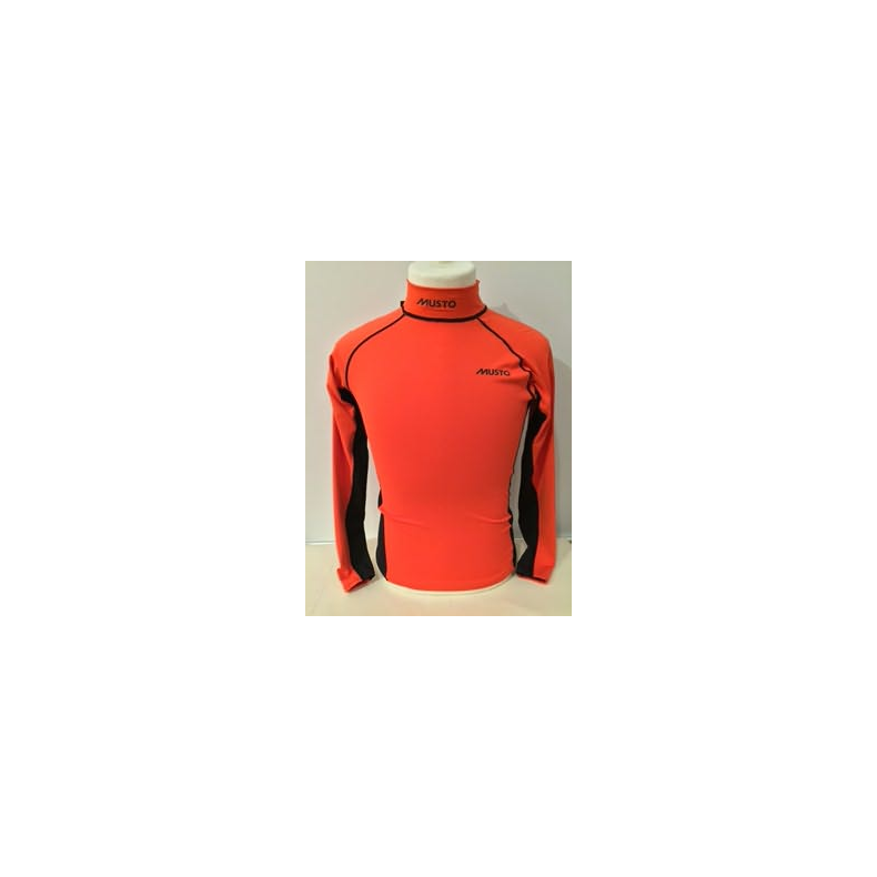 Musto Long Sleeved Vest Fire Orange L