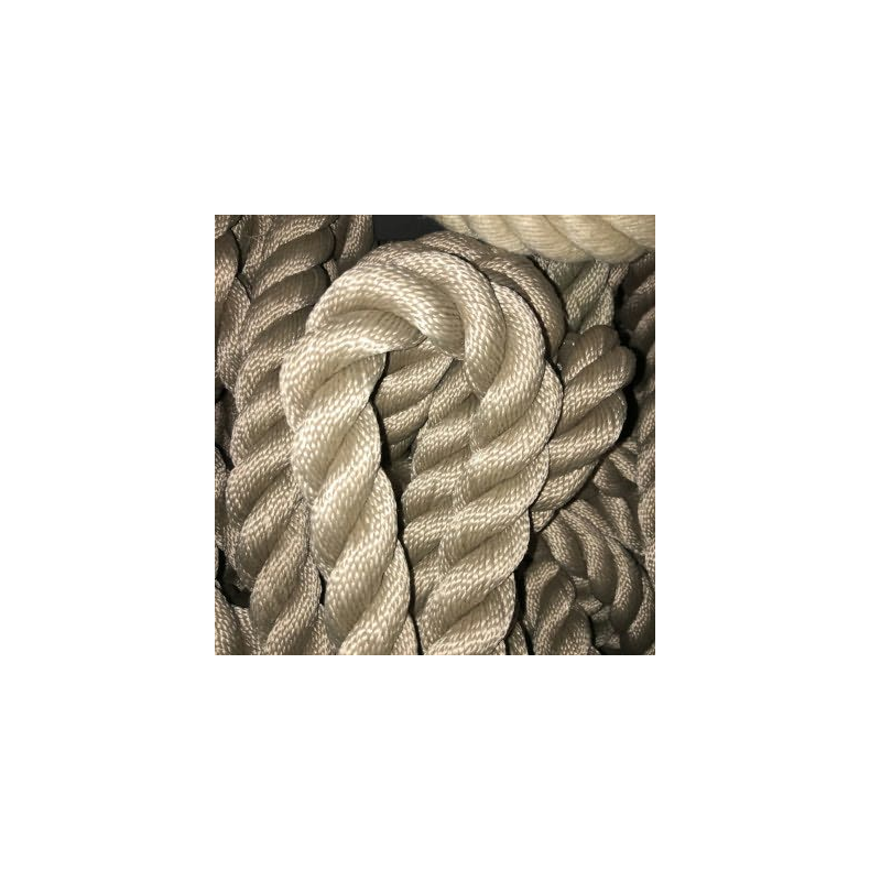Gelndertov / Fortjningstov Fortjningstov- 3-slet PP SOFT - Tan -22 mm