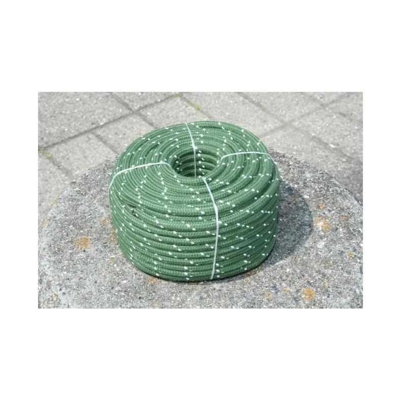 Skdetov 12mm 20m Grn 24- Flettet Polyester