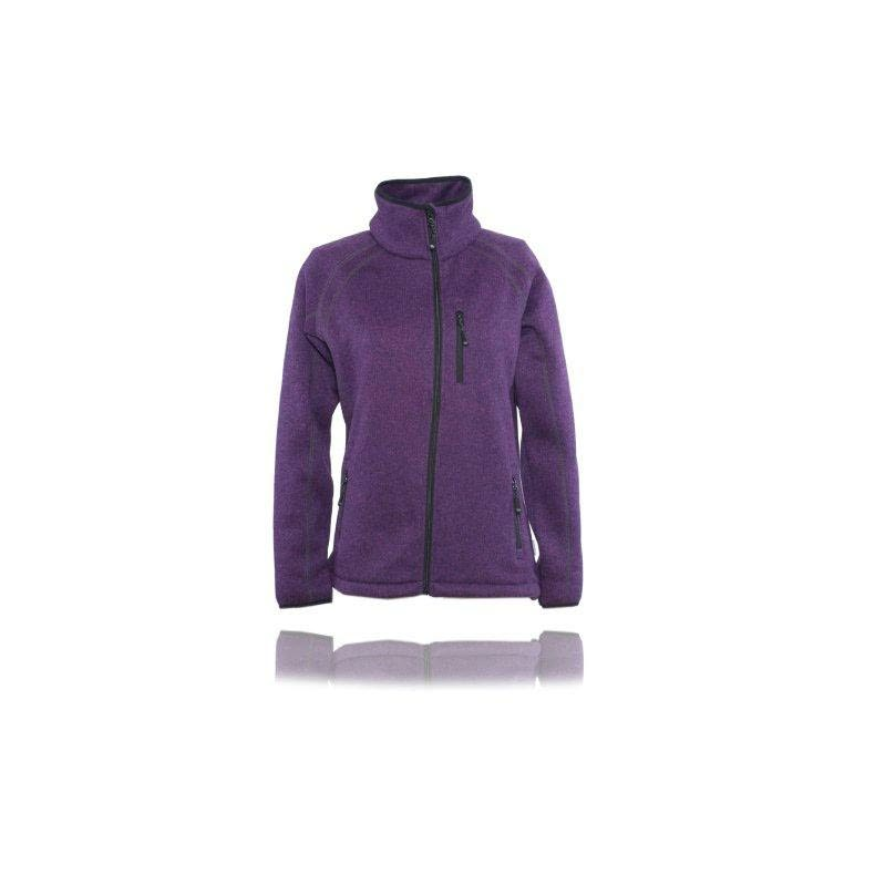 Trje Dame FOCUS Deep purple melange Str. L