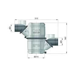 Waterlock type NLP50 Vetus