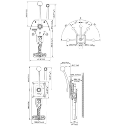 Vetus Motorkontrol - Sisco - Sidemonteret - RF 316