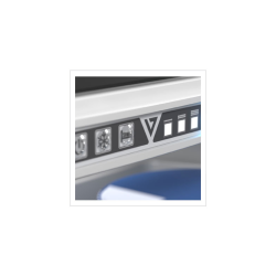 Skuffe Kleskab D20a 20l Hvid Front