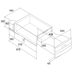 K�leskuffe 30 liter Sort D30A