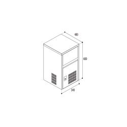 Vitrifrigo Icemaker  IM28 BRIGHT - 230V