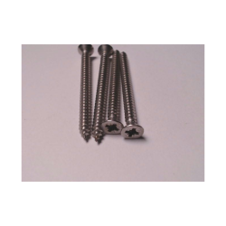 Selvskrende Skruer Rustfri  Undersnket PZD - din 7982  A4