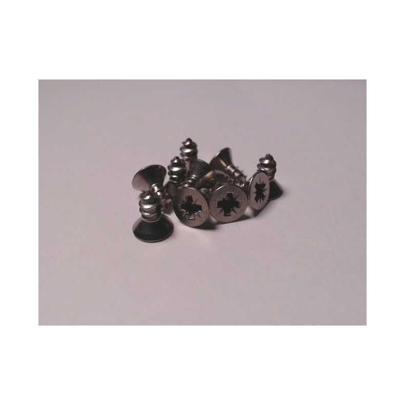 Selvskrende Skruer Rustfri  Undersnket PZD - din 7982  A4 Din 7982 Pl.Skrue Us Pzd A4 4,2x9,5             10stk