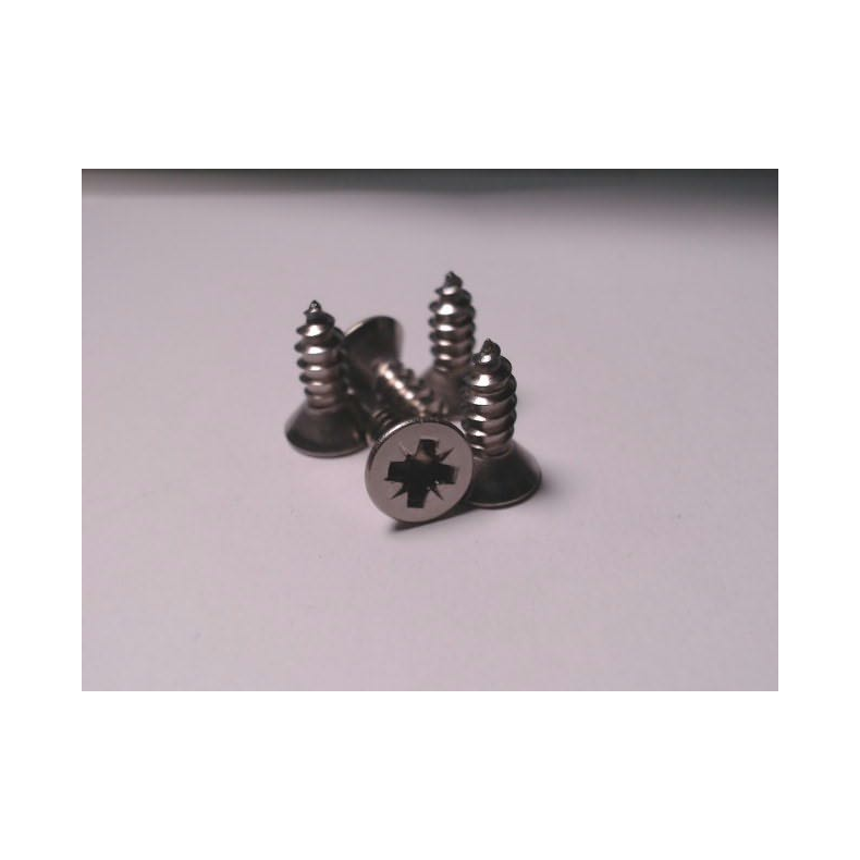 Selvskrende Skruer Rustfri  Undersnket PZD - din 7982  A4 Din 7982 Pl.Skrue Us Pzd A4 5,5x16           5stk