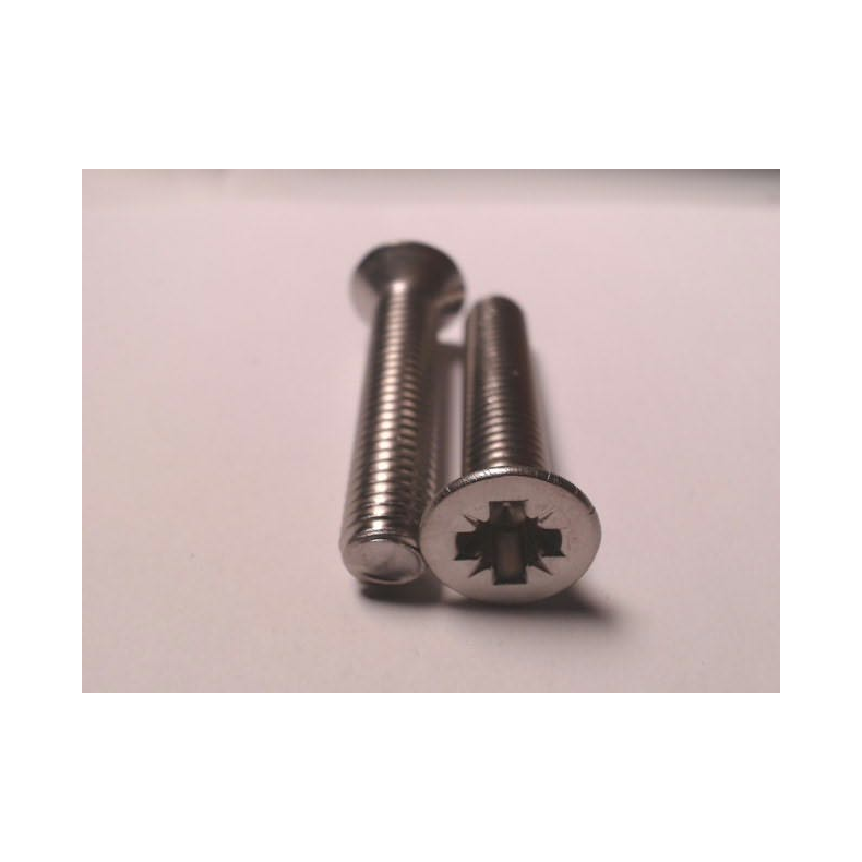 Maskinskrue undersnket PZD Din 965 Pzd A4 Din 965 Maskinskrue Uh Pzd A4 8x40             2stk