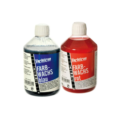 Farvet voks Rd og bl